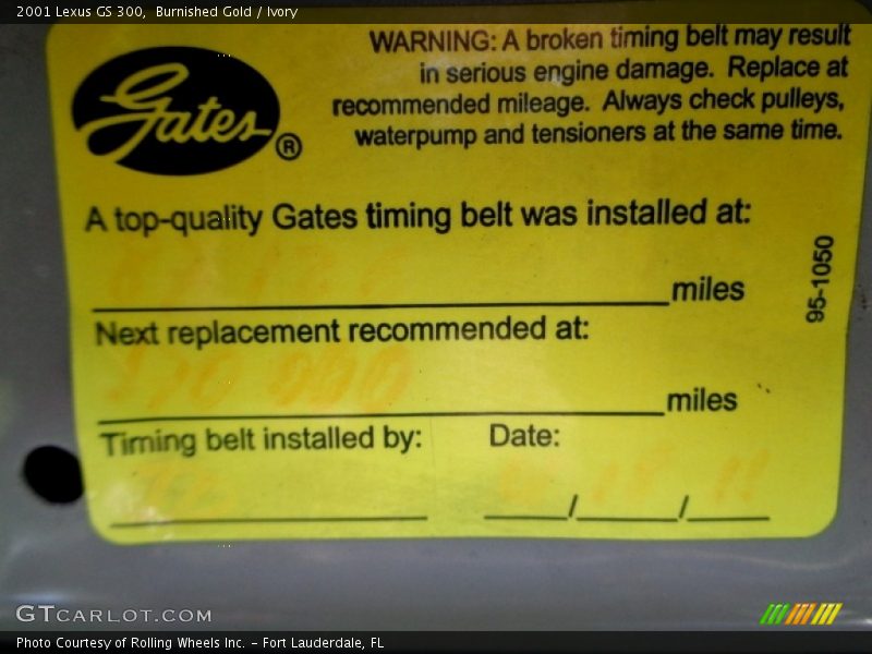 Burnished Gold / Ivory 2001 Lexus GS 300
