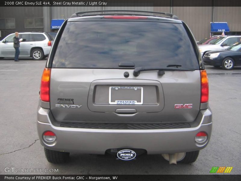 Steel Gray Metallic / Light Gray 2008 GMC Envoy SLE 4x4