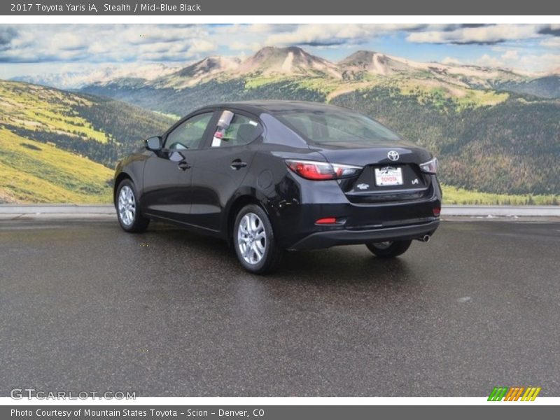 Stealth / Mid-Blue Black 2017 Toyota Yaris iA