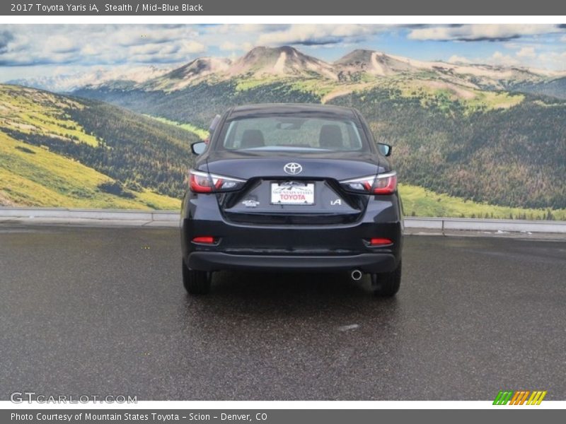Stealth / Mid-Blue Black 2017 Toyota Yaris iA