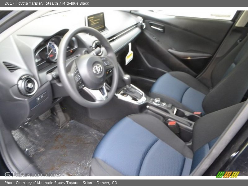 Stealth / Mid-Blue Black 2017 Toyota Yaris iA