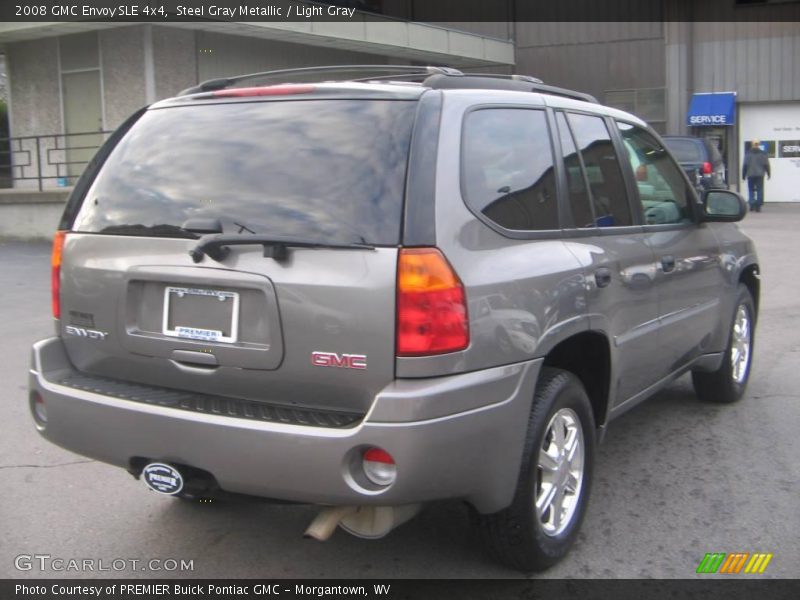Steel Gray Metallic / Light Gray 2008 GMC Envoy SLE 4x4