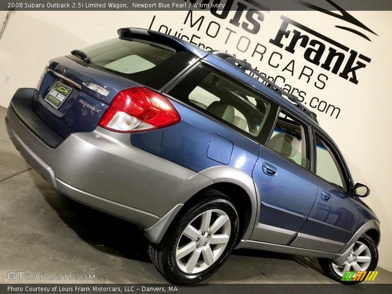 Newport Blue Pearl / Warm Ivory 2008 Subaru Outback 2.5i Limited Wagon