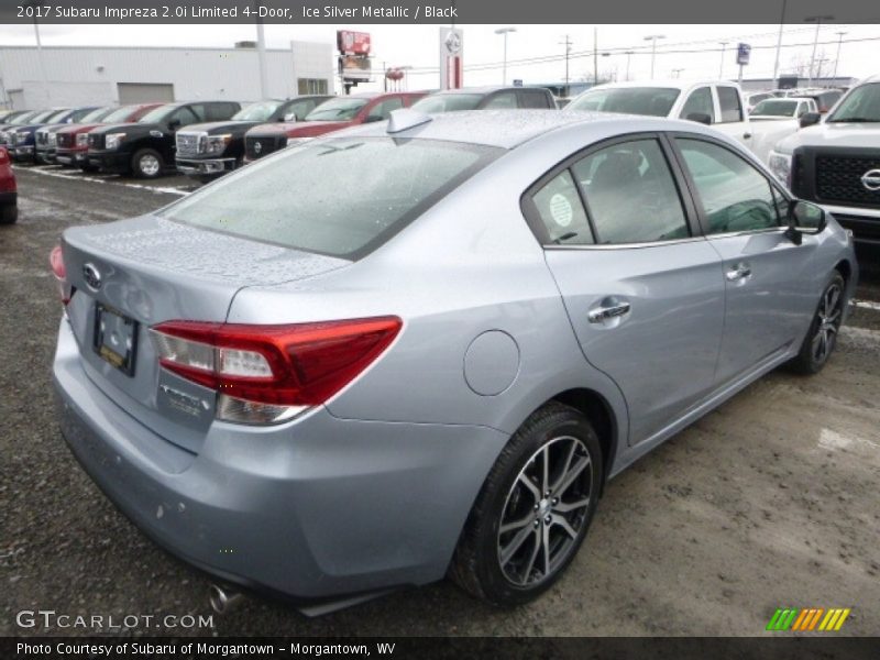 Ice Silver Metallic / Black 2017 Subaru Impreza 2.0i Limited 4-Door