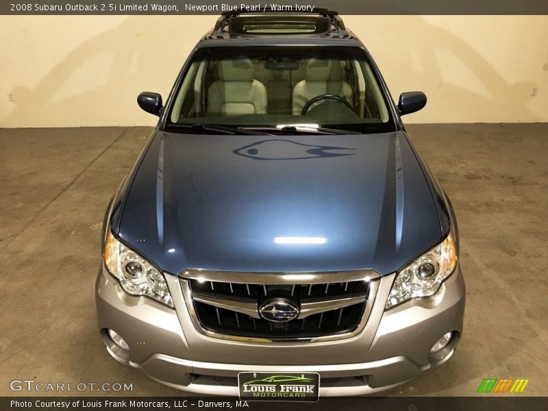 Newport Blue Pearl / Warm Ivory 2008 Subaru Outback 2.5i Limited Wagon