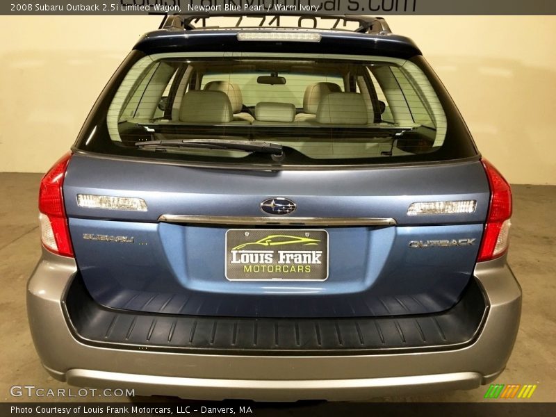 Newport Blue Pearl / Warm Ivory 2008 Subaru Outback 2.5i Limited Wagon