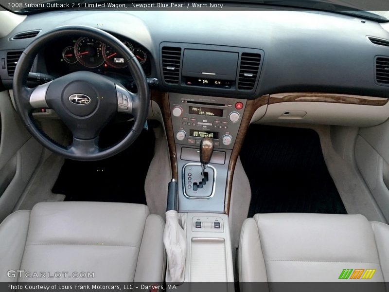 Newport Blue Pearl / Warm Ivory 2008 Subaru Outback 2.5i Limited Wagon