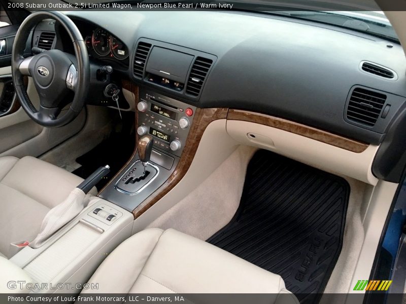Newport Blue Pearl / Warm Ivory 2008 Subaru Outback 2.5i Limited Wagon