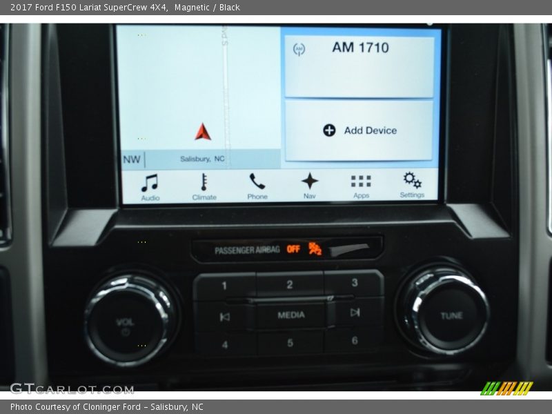 Magnetic / Black 2017 Ford F150 Lariat SuperCrew 4X4