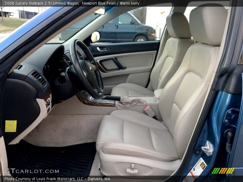 Newport Blue Pearl / Warm Ivory 2008 Subaru Outback 2.5i Limited Wagon