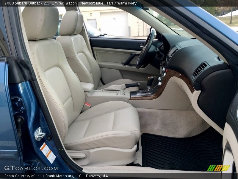 Newport Blue Pearl / Warm Ivory 2008 Subaru Outback 2.5i Limited Wagon