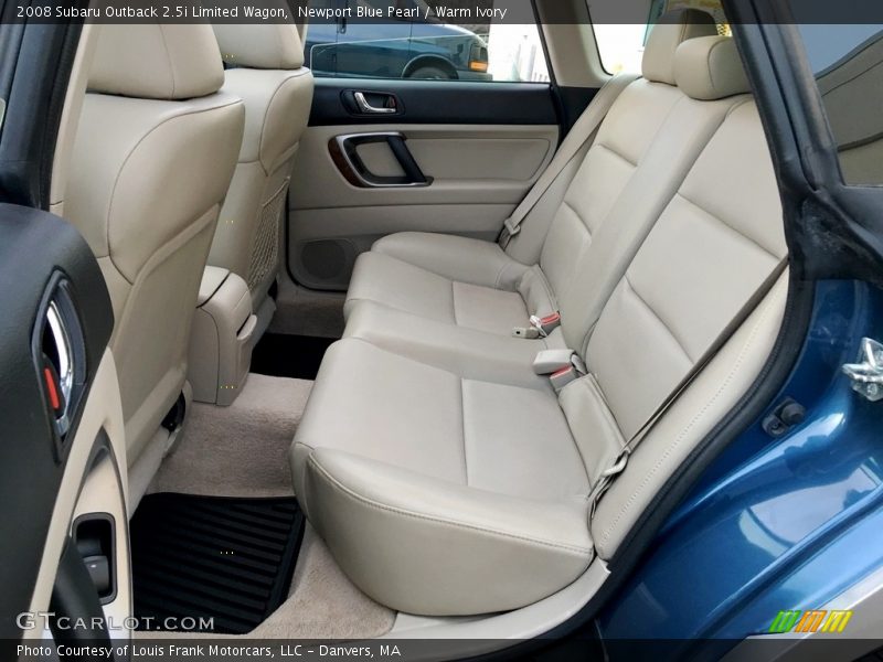 Newport Blue Pearl / Warm Ivory 2008 Subaru Outback 2.5i Limited Wagon