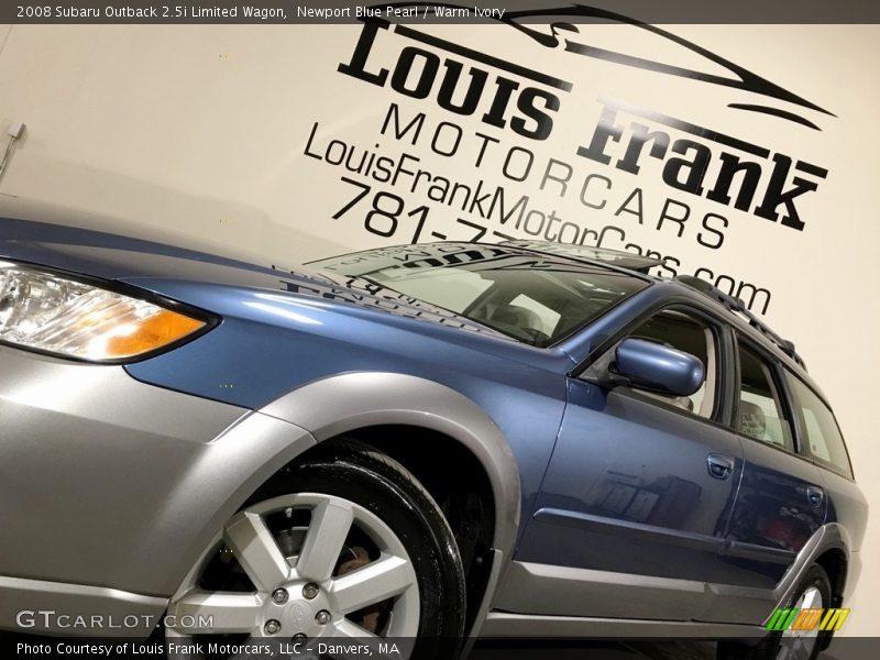 Newport Blue Pearl / Warm Ivory 2008 Subaru Outback 2.5i Limited Wagon