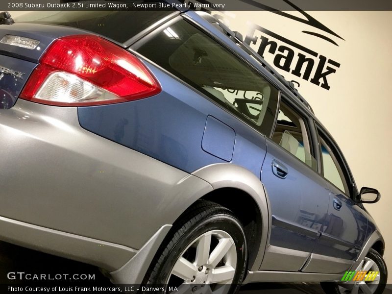 Newport Blue Pearl / Warm Ivory 2008 Subaru Outback 2.5i Limited Wagon