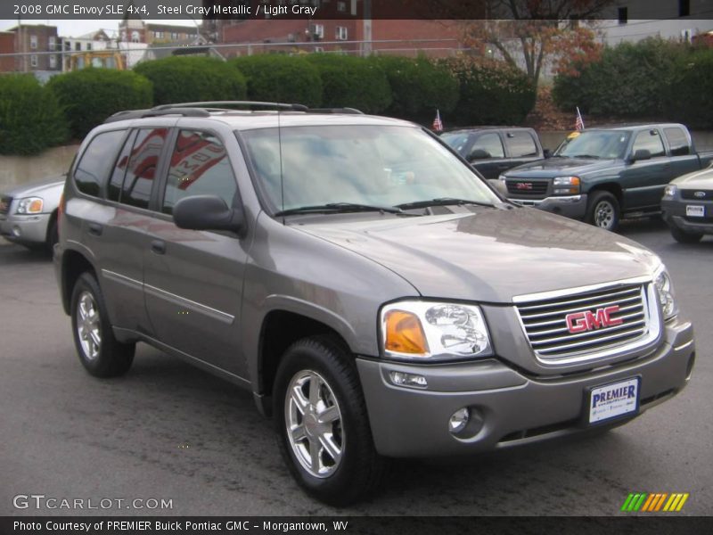 Steel Gray Metallic / Light Gray 2008 GMC Envoy SLE 4x4