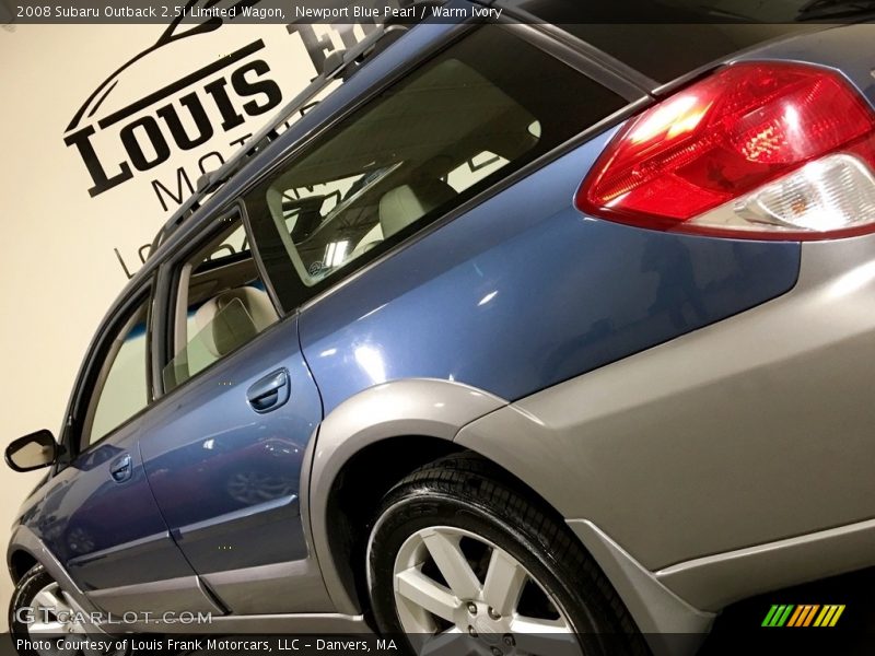 Newport Blue Pearl / Warm Ivory 2008 Subaru Outback 2.5i Limited Wagon