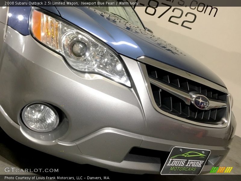 Newport Blue Pearl / Warm Ivory 2008 Subaru Outback 2.5i Limited Wagon