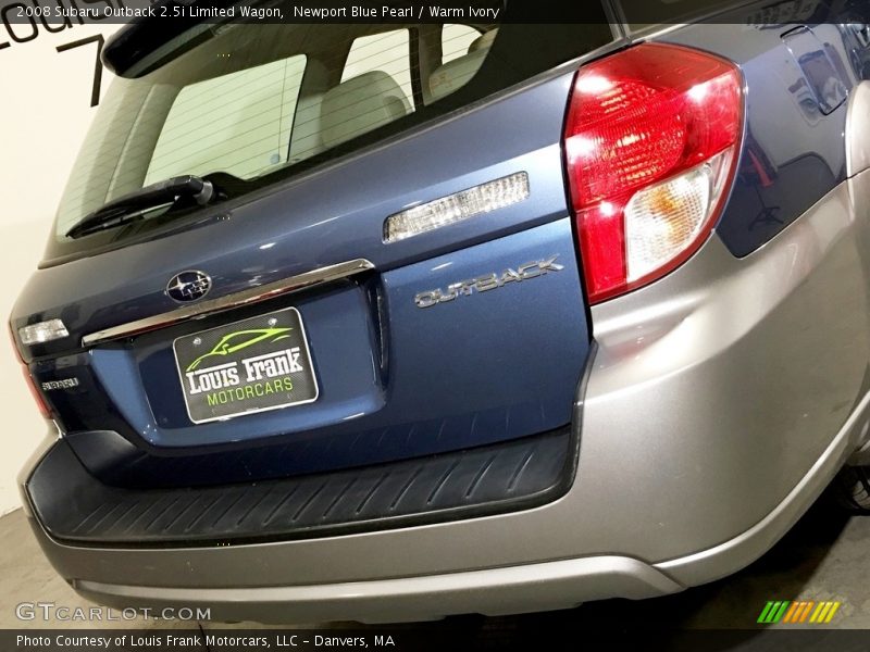 Newport Blue Pearl / Warm Ivory 2008 Subaru Outback 2.5i Limited Wagon