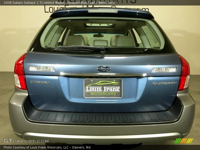 Newport Blue Pearl / Warm Ivory 2008 Subaru Outback 2.5i Limited Wagon