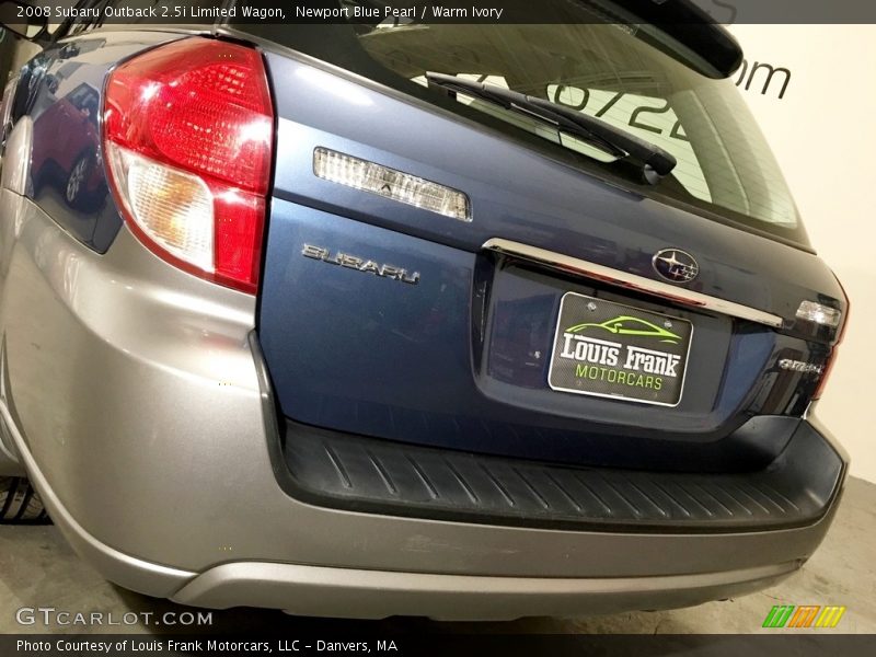 Newport Blue Pearl / Warm Ivory 2008 Subaru Outback 2.5i Limited Wagon