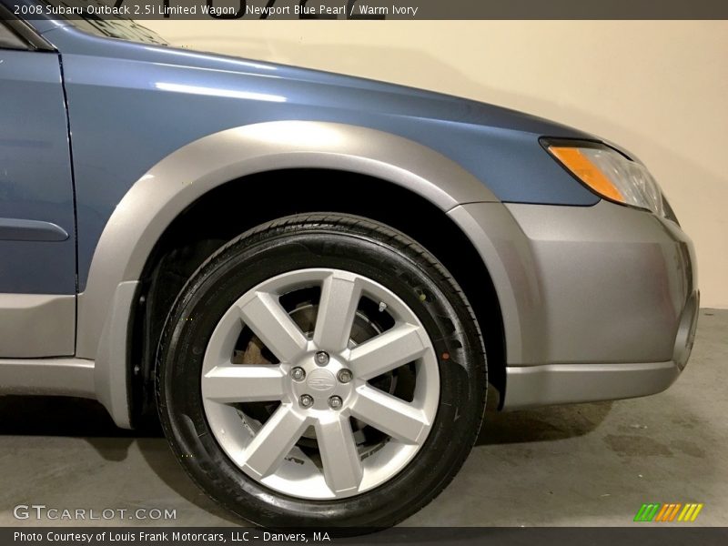 Newport Blue Pearl / Warm Ivory 2008 Subaru Outback 2.5i Limited Wagon