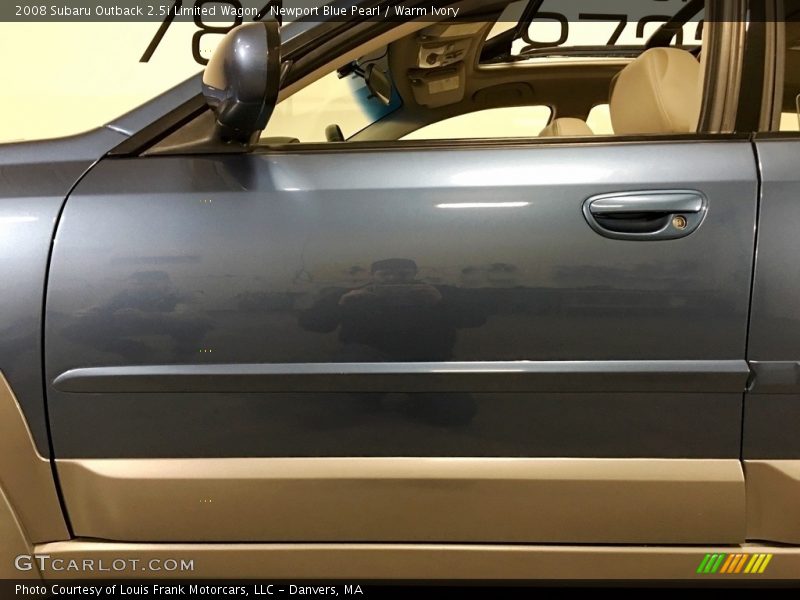 Newport Blue Pearl / Warm Ivory 2008 Subaru Outback 2.5i Limited Wagon