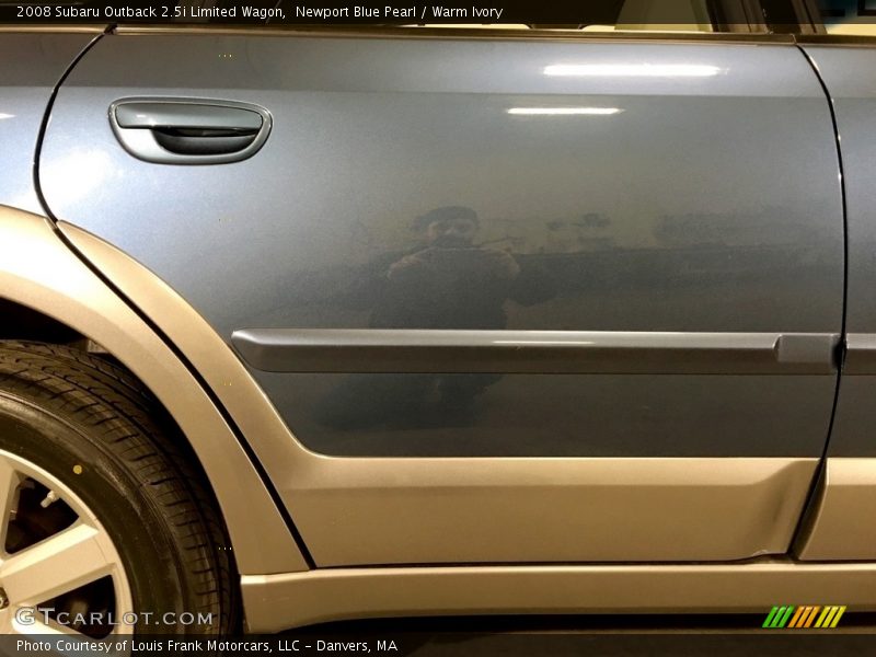 Newport Blue Pearl / Warm Ivory 2008 Subaru Outback 2.5i Limited Wagon