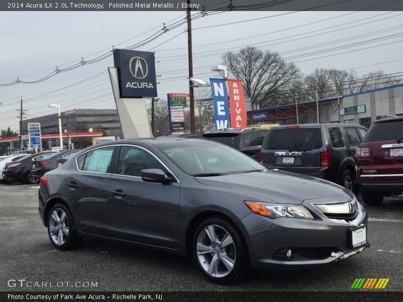 Polished Metal Metallic / Ebony 2014 Acura ILX 2.0L Technology
