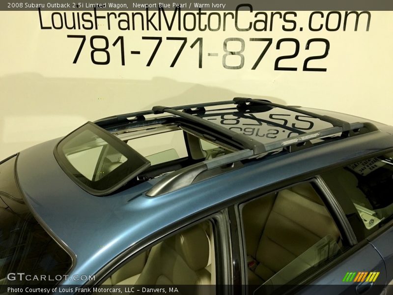 Newport Blue Pearl / Warm Ivory 2008 Subaru Outback 2.5i Limited Wagon