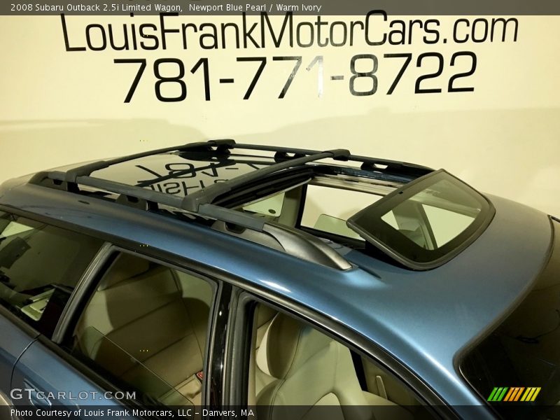 Newport Blue Pearl / Warm Ivory 2008 Subaru Outback 2.5i Limited Wagon