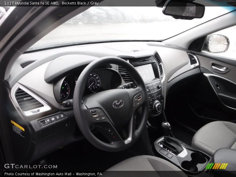 Becketts Black / Gray 2017 Hyundai Santa Fe SE AWD