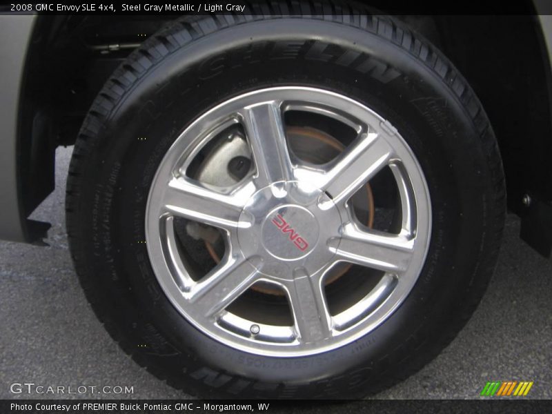Steel Gray Metallic / Light Gray 2008 GMC Envoy SLE 4x4