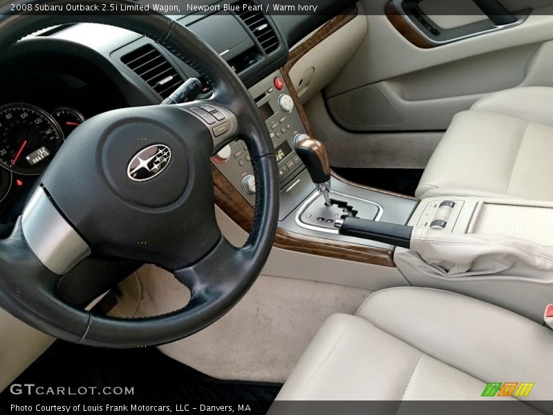 Newport Blue Pearl / Warm Ivory 2008 Subaru Outback 2.5i Limited Wagon