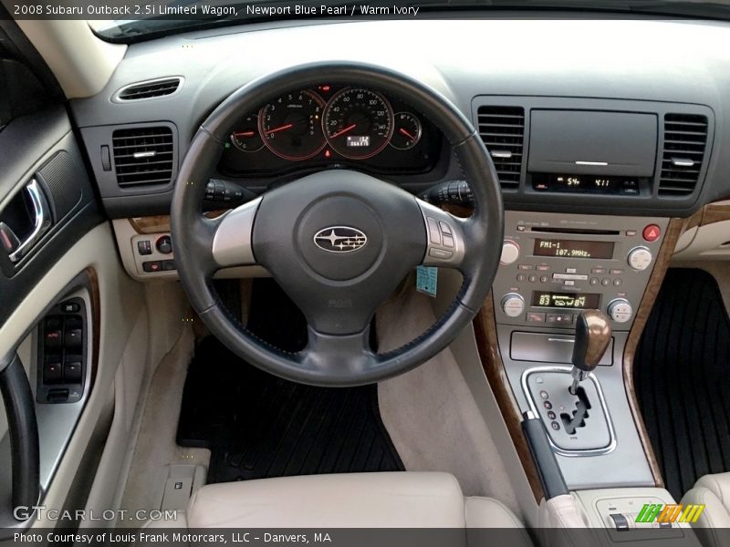 Newport Blue Pearl / Warm Ivory 2008 Subaru Outback 2.5i Limited Wagon
