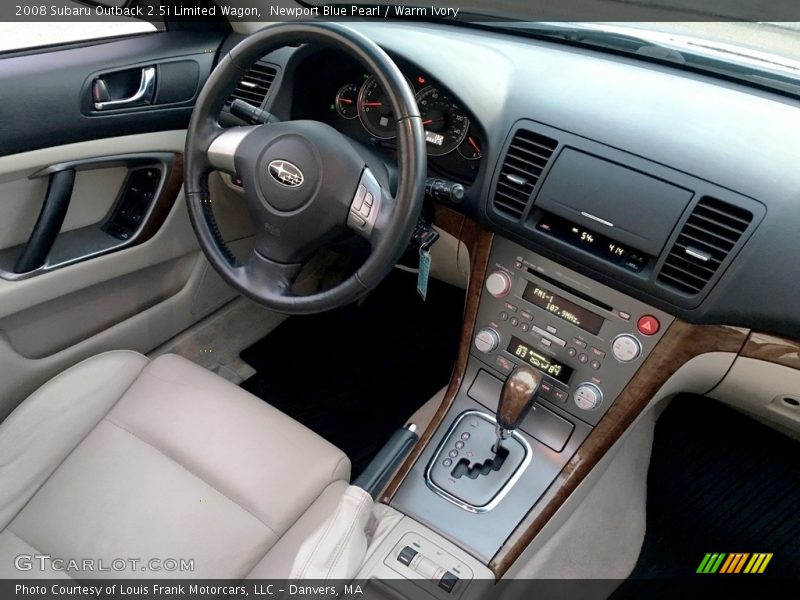 Newport Blue Pearl / Warm Ivory 2008 Subaru Outback 2.5i Limited Wagon