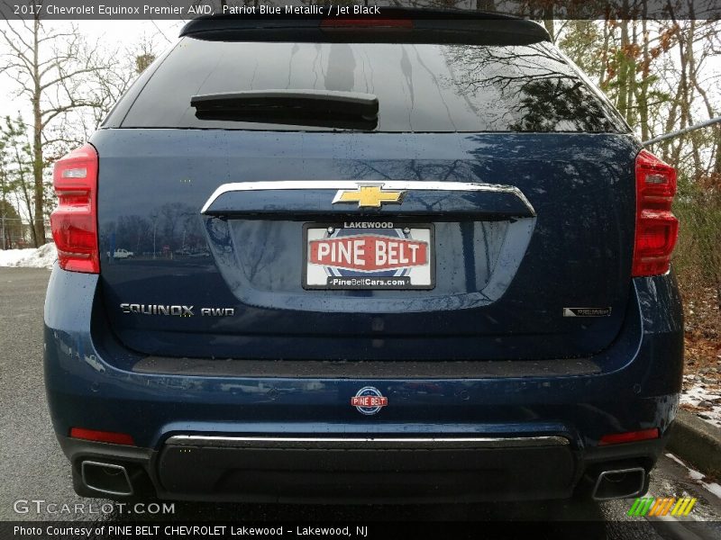 Patriot Blue Metallic / Jet Black 2017 Chevrolet Equinox Premier AWD