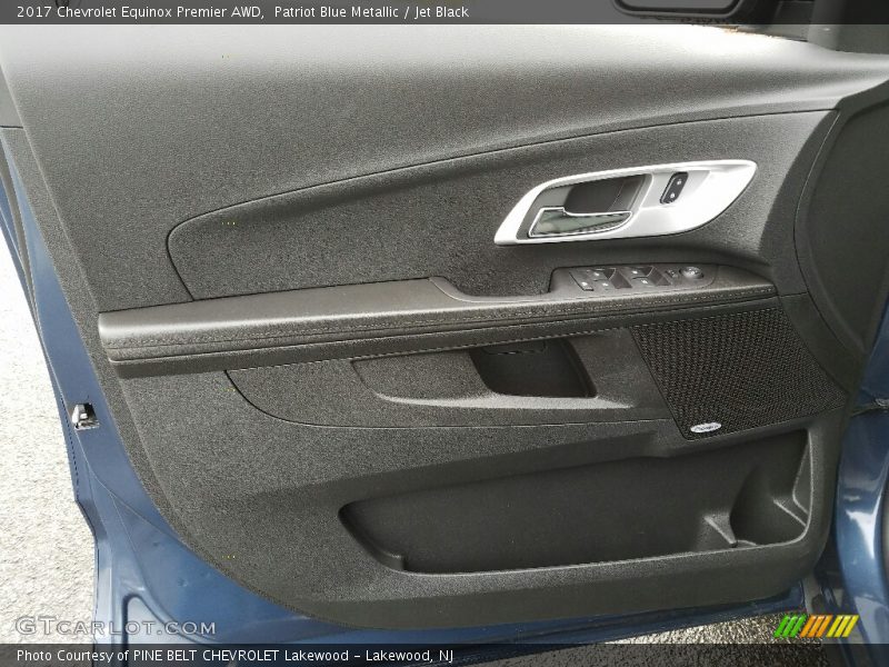 Patriot Blue Metallic / Jet Black 2017 Chevrolet Equinox Premier AWD