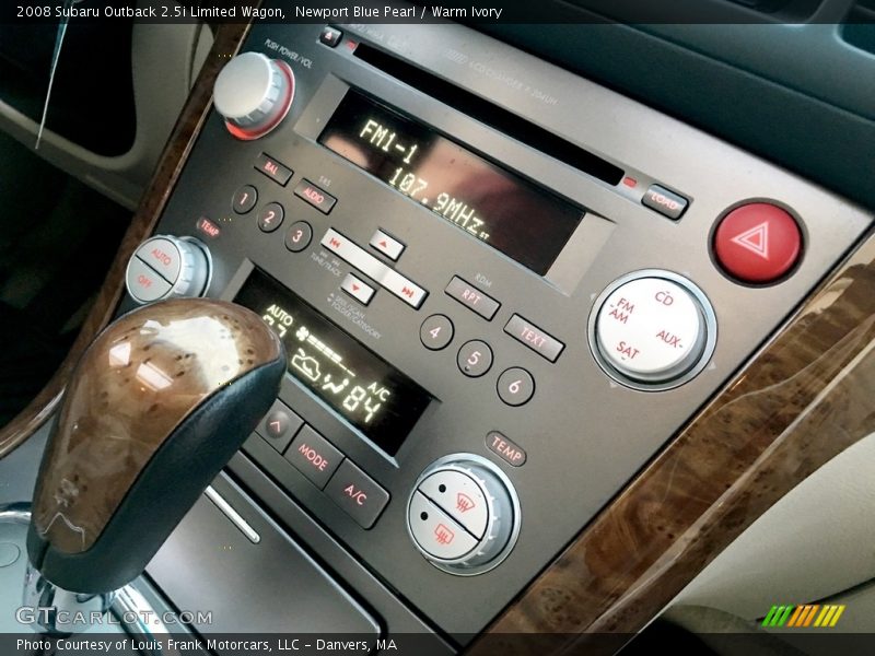 Newport Blue Pearl / Warm Ivory 2008 Subaru Outback 2.5i Limited Wagon