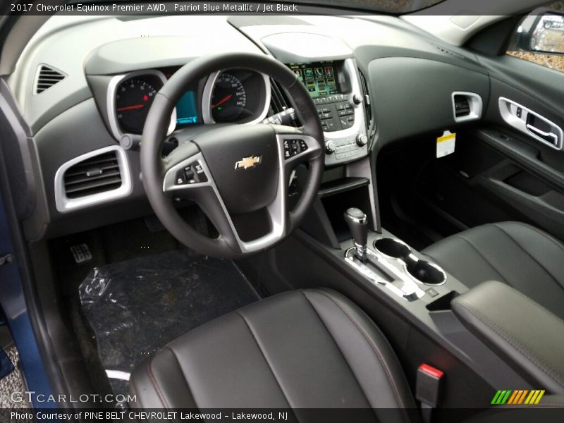 Patriot Blue Metallic / Jet Black 2017 Chevrolet Equinox Premier AWD