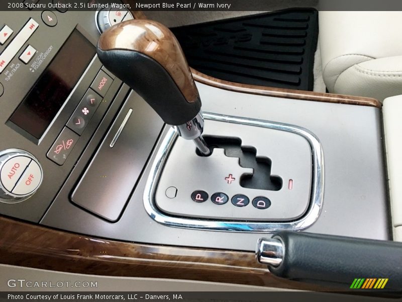 Newport Blue Pearl / Warm Ivory 2008 Subaru Outback 2.5i Limited Wagon