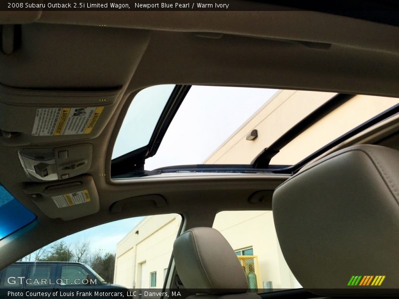 Newport Blue Pearl / Warm Ivory 2008 Subaru Outback 2.5i Limited Wagon