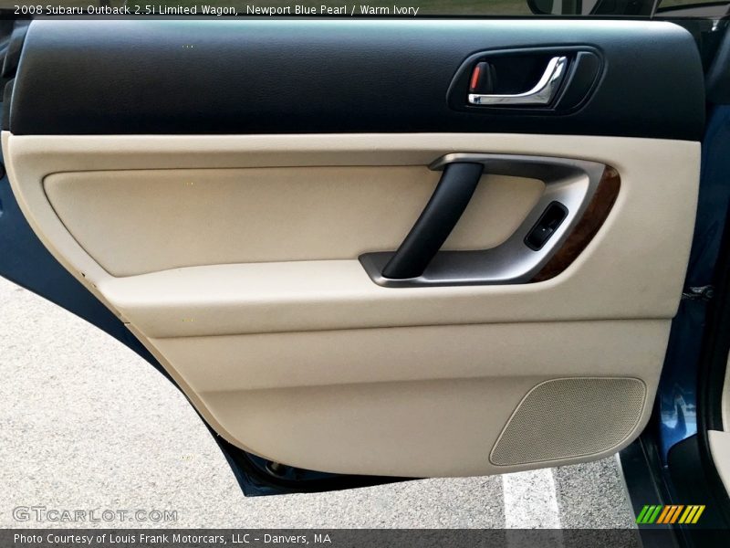 Newport Blue Pearl / Warm Ivory 2008 Subaru Outback 2.5i Limited Wagon