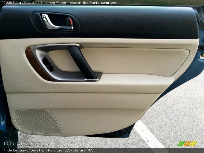 Newport Blue Pearl / Warm Ivory 2008 Subaru Outback 2.5i Limited Wagon