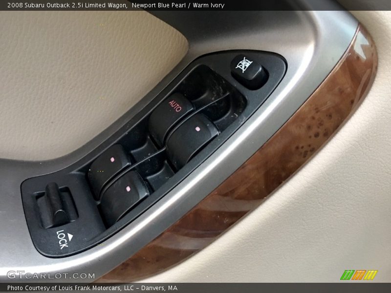 Newport Blue Pearl / Warm Ivory 2008 Subaru Outback 2.5i Limited Wagon