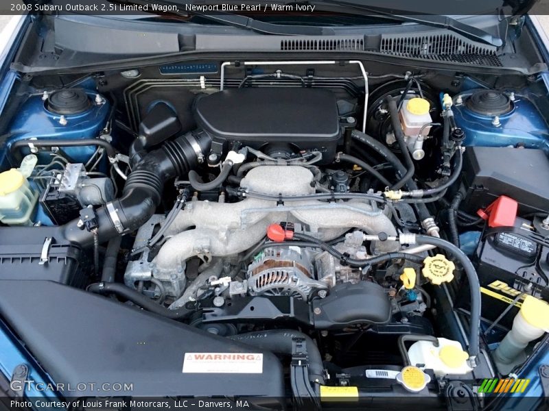 Newport Blue Pearl / Warm Ivory 2008 Subaru Outback 2.5i Limited Wagon