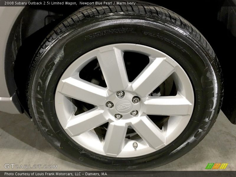 Newport Blue Pearl / Warm Ivory 2008 Subaru Outback 2.5i Limited Wagon