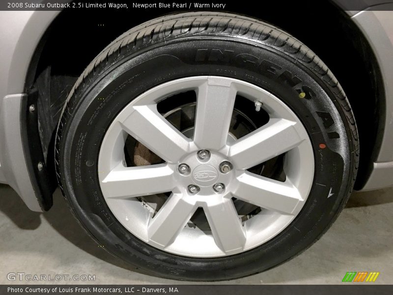 Newport Blue Pearl / Warm Ivory 2008 Subaru Outback 2.5i Limited Wagon