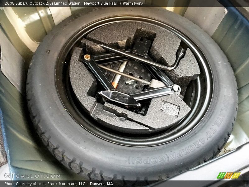 Newport Blue Pearl / Warm Ivory 2008 Subaru Outback 2.5i Limited Wagon