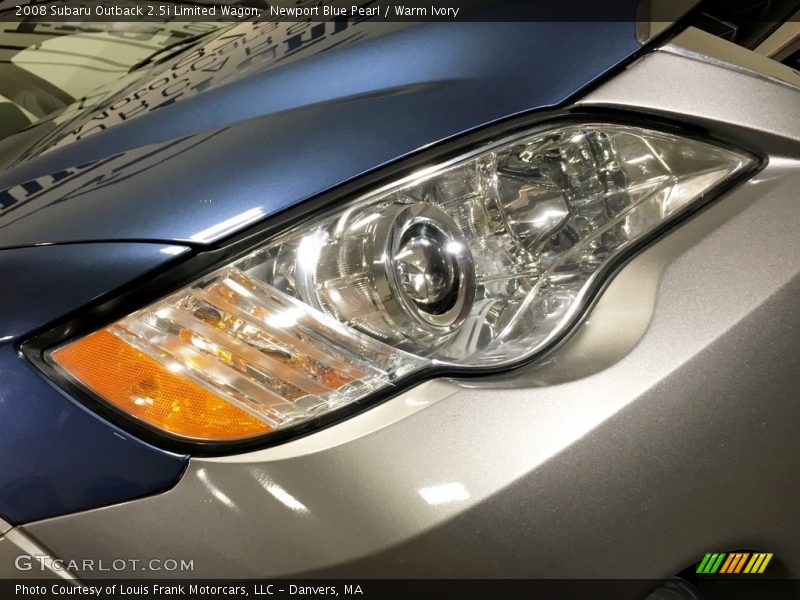 Newport Blue Pearl / Warm Ivory 2008 Subaru Outback 2.5i Limited Wagon