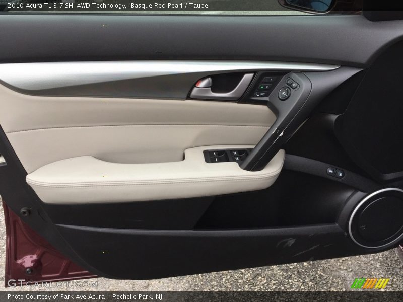 Basque Red Pearl / Taupe 2010 Acura TL 3.7 SH-AWD Technology